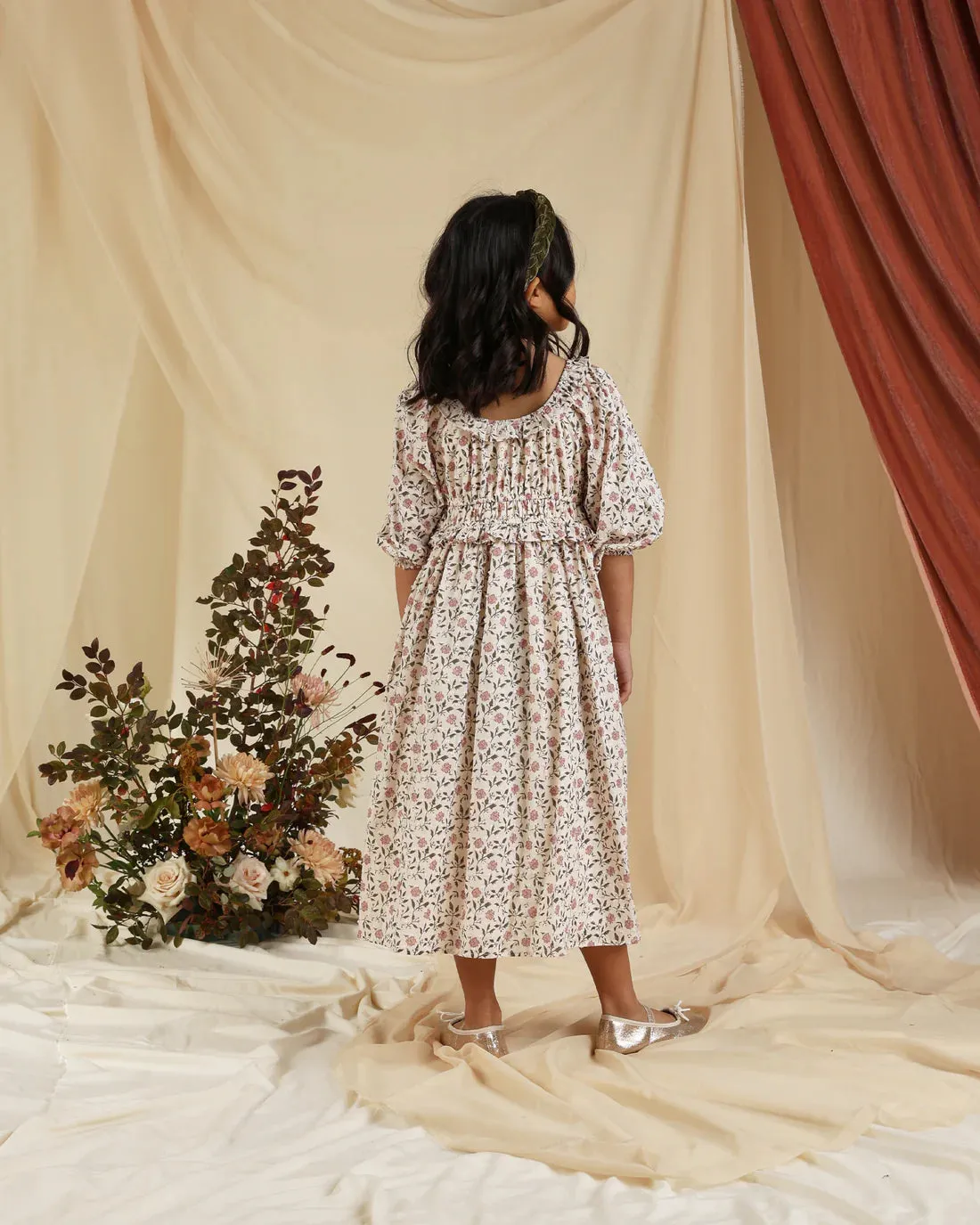 NORA LEE JUNIE DRESS - POPPY BLOOM
