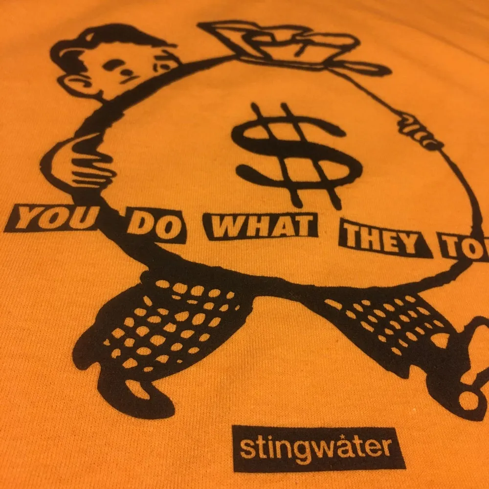 Now you do what they told you T shirt orange