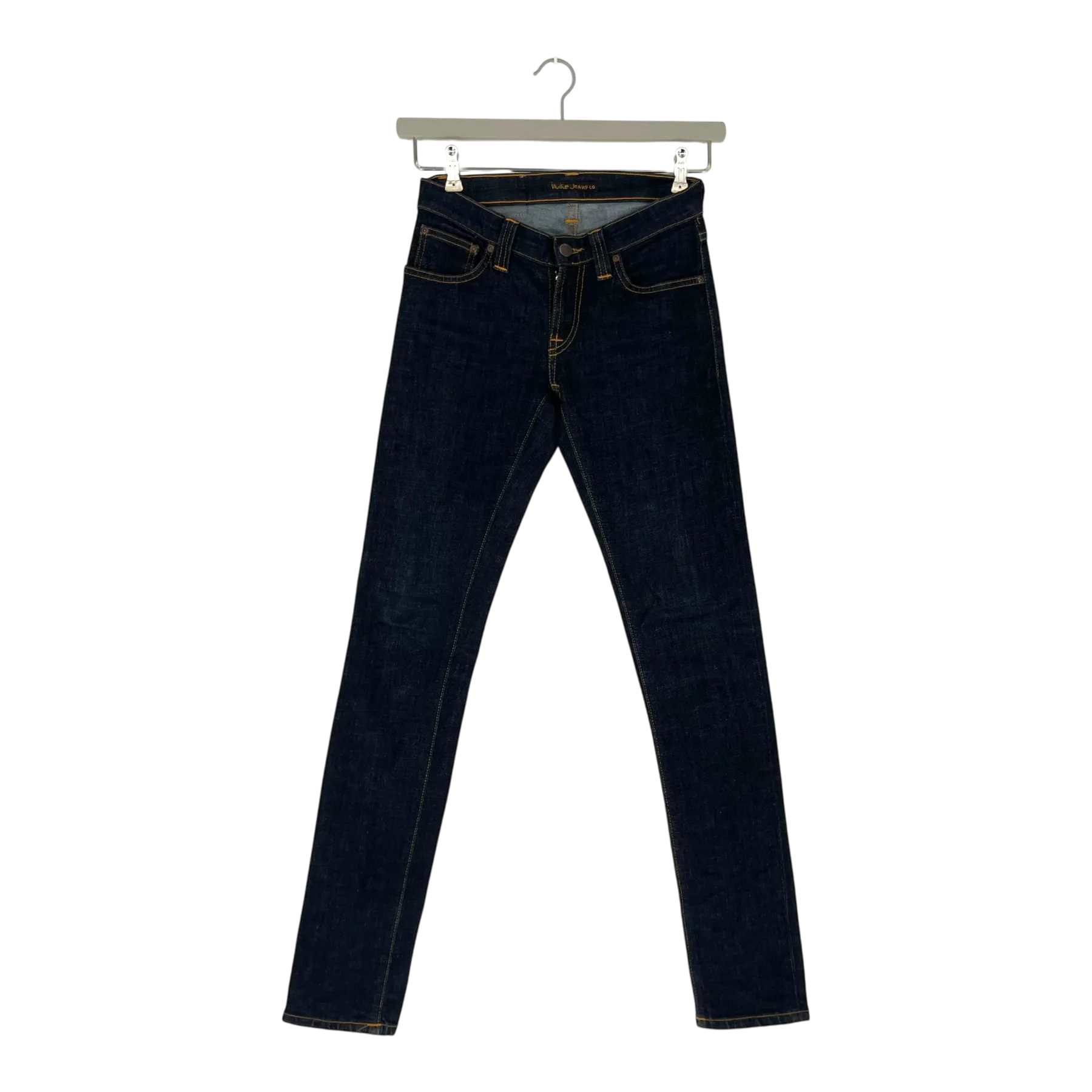 Nudie Jeans tight long john jeans, twill rinsed | woman 25W/32L