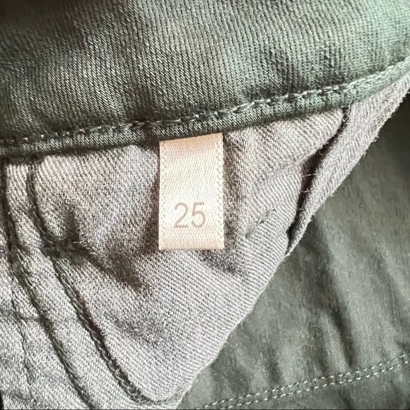 NWOT L’Agence High Rise Straight Leg Jeans in Forrest Green Women’s Sz 25