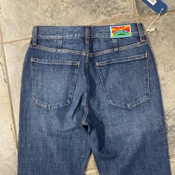 NWT Adriano Goldschmied Daily Blue Manya Classic Straight Leg Jean $285