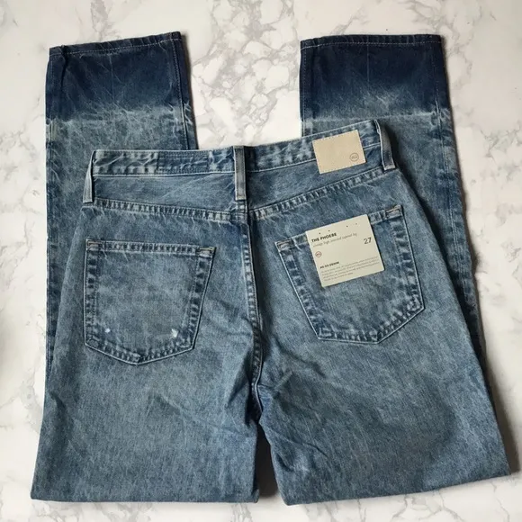 NWT AG Phoebe High Rise Slim Straight Leg Jeans