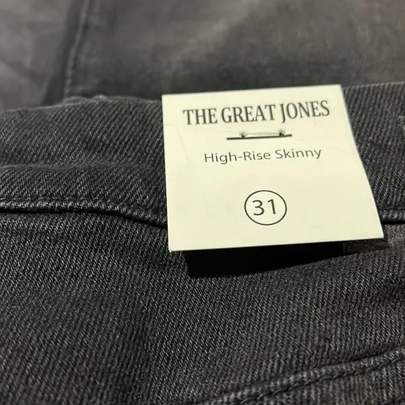NWT BLANKNYC THE GREAT JONES HI RISE SKINNY JEANS BLACK STRETCH SZ-31