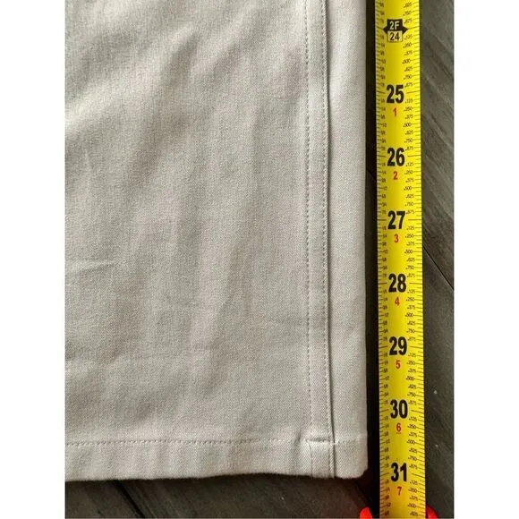 NWT Eileen Fisher Organic Cotton Muslin Straight Pants Jeans Size Large