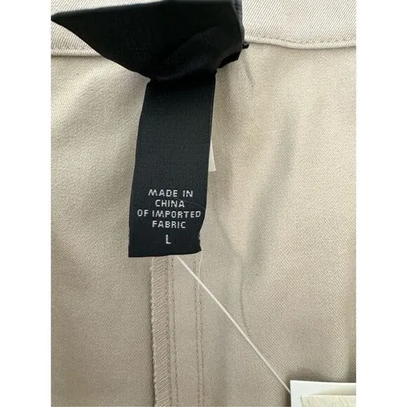 NWT Eileen Fisher Organic Cotton Muslin Straight Pants Jeans Size Large