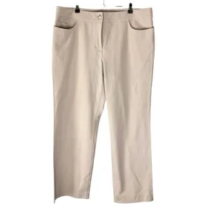 NWT Eileen Fisher Organic Cotton Muslin Straight Pants Jeans Size Large