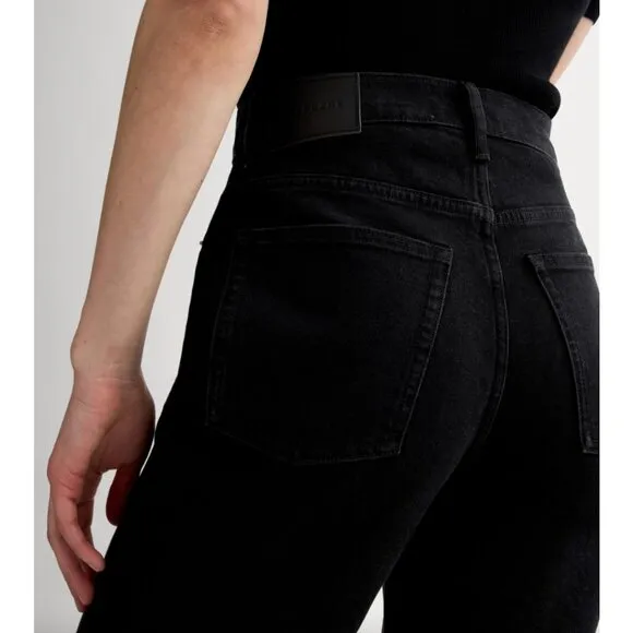 NWT Everlane The Way High Jean Womens 30 Long Coal Black