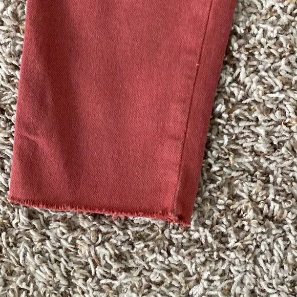 NWT Free People We The Free Red High Rise Skinny Jeans Size 26