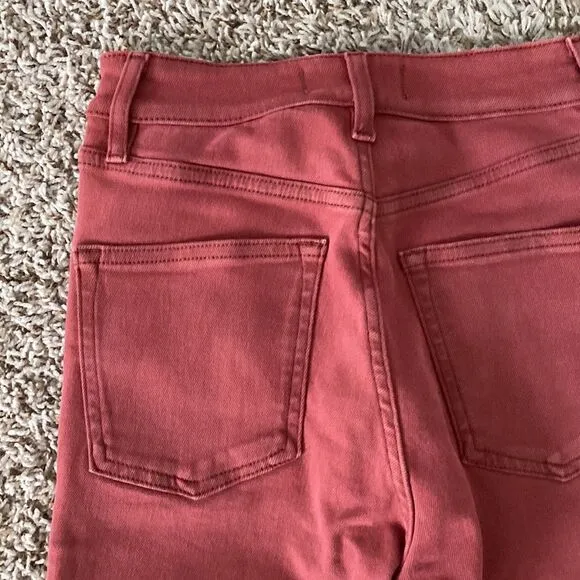 NWT Free People We The Free Red High Rise Skinny Jeans Size 26