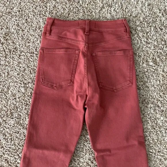 NWT Free People We The Free Red High Rise Skinny Jeans Size 26