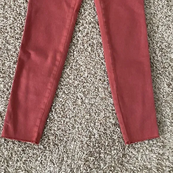NWT Free People We The Free Red High Rise Skinny Jeans Size 26