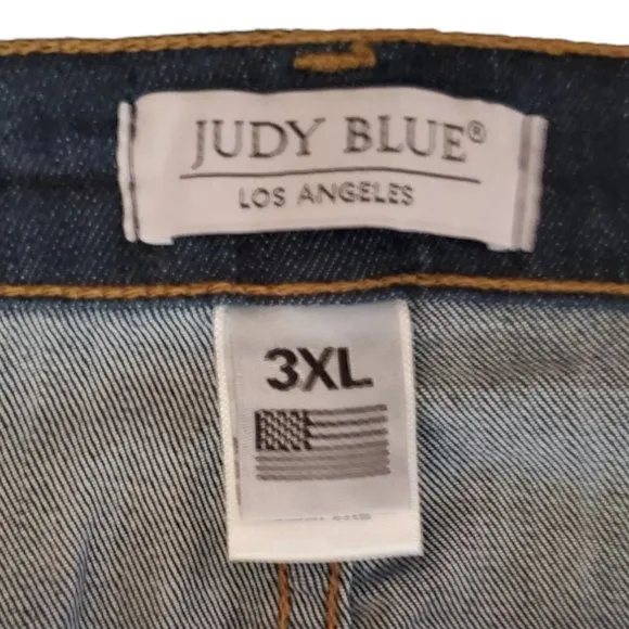 NWT Judy Blue Handsand Rayon Skinny 3XL (Meas 40x30.5 13&quot; High Rise) Jeans A14