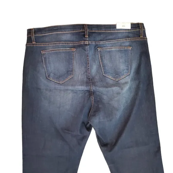 NWT Judy Blue Handsand Rayon Skinny 3XL (Meas 40x30.5 13&quot; High Rise) Jeans A14