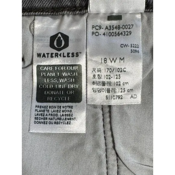 NWT Levi's 501 Original Fit Women's Jeans in Porcini Haze Grey Size 18