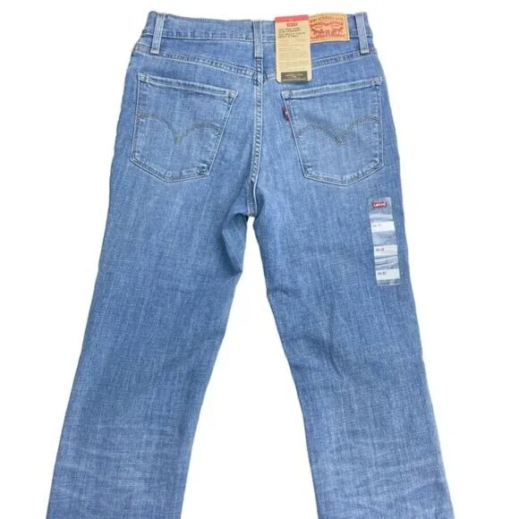 NWT LEVI'S 724 High Rise Slim Straight Jeans 26