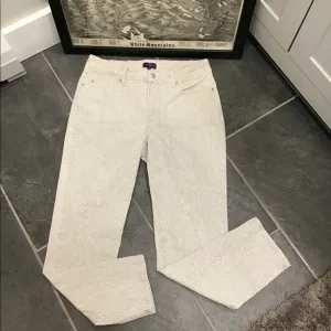 NYDJ Micro Giraffe Print Ankle Pant Tummy-Control Stretch Jeans SZ 6