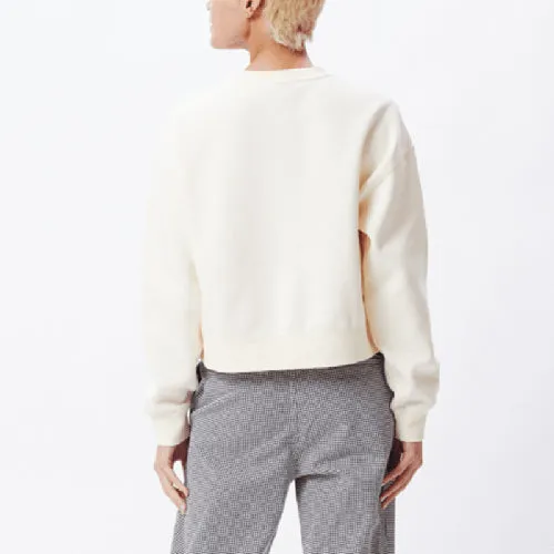 Obey Womens Butterfly Crew Specialty Fleece