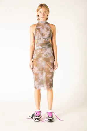 OFF-WHITE | TIE DYE SHEER DRESS