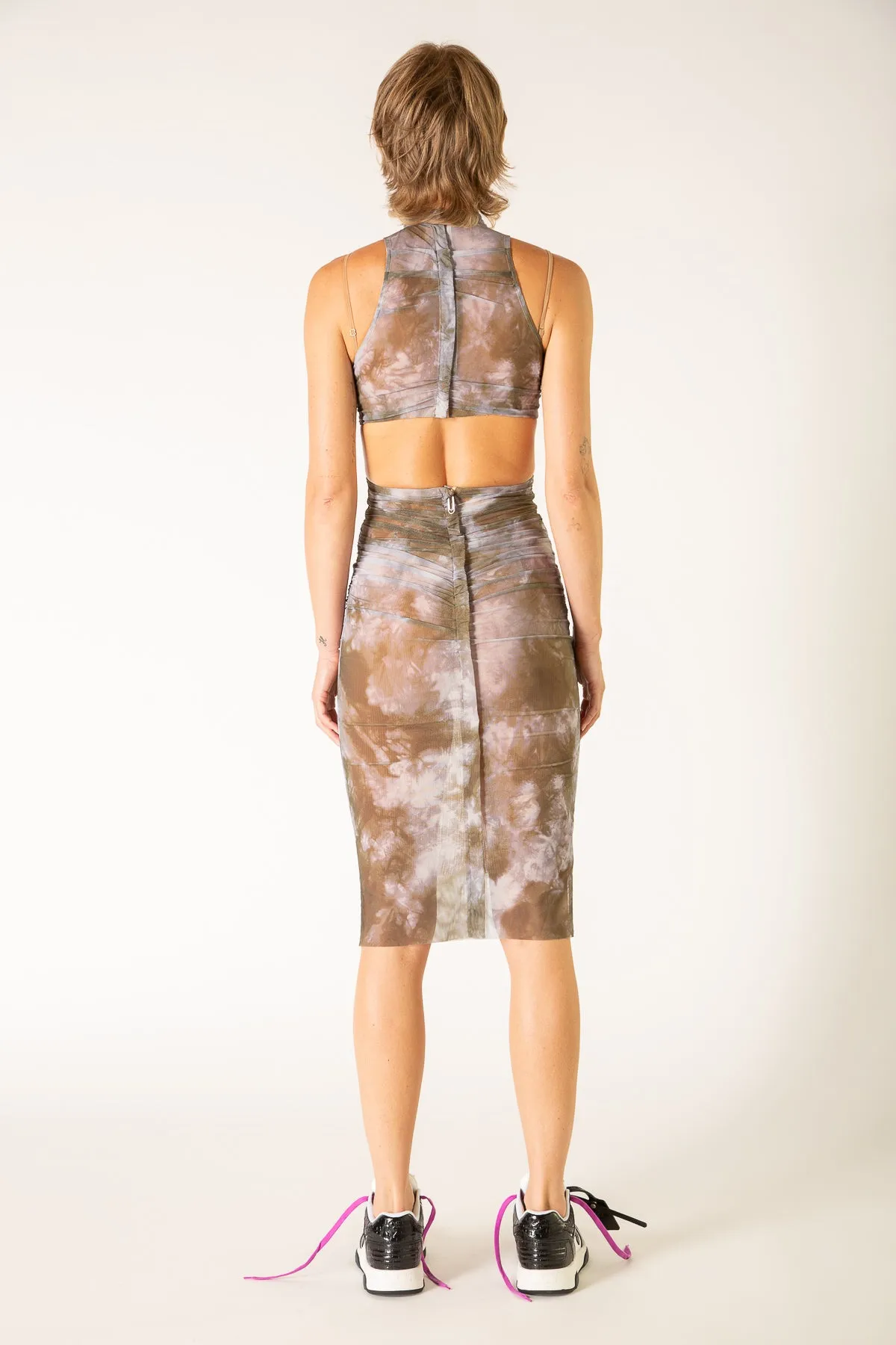OFF-WHITE | TIE DYE SHEER DRESS