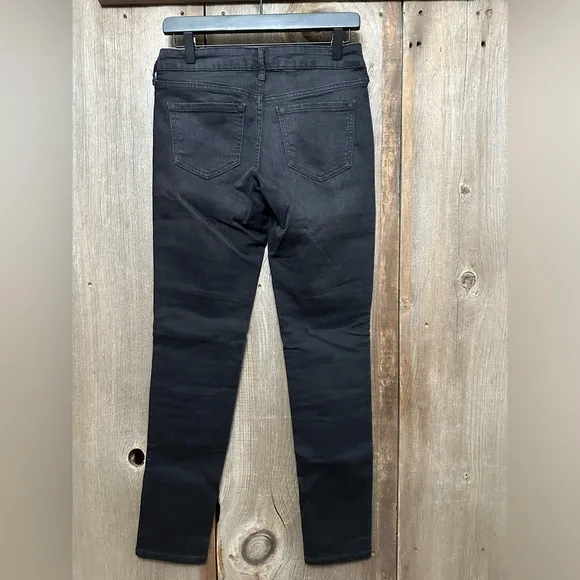 Old Navy Low Rise Rockstar Moto Skinny Jeans in Black Size 4 Regular