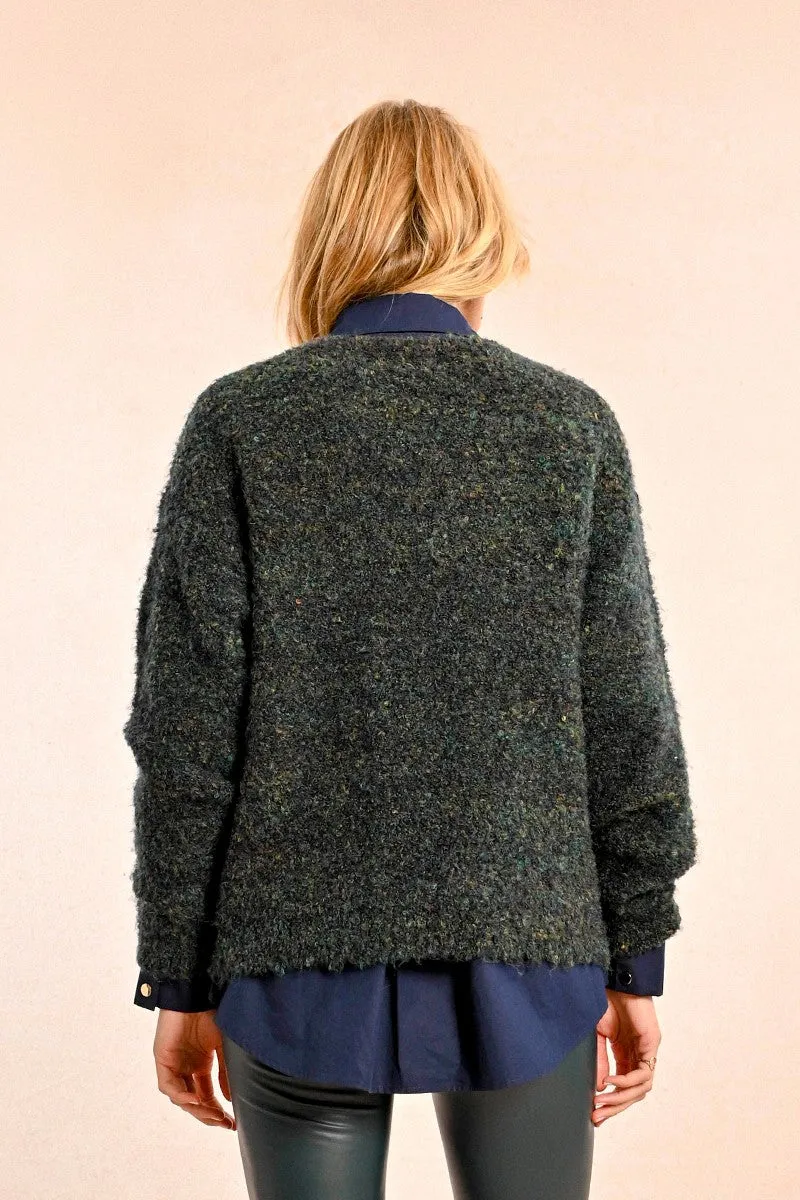 OMBRE LOOP KNIT SWEATER