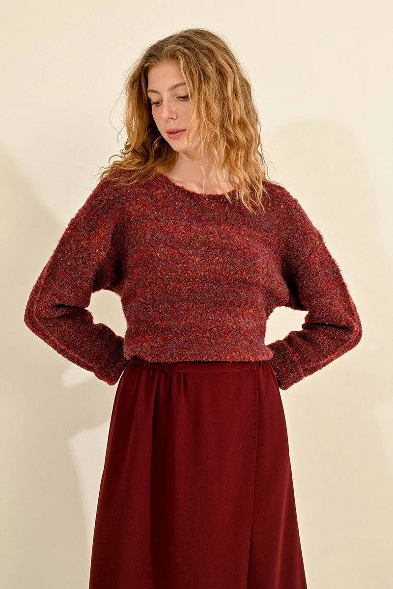 OMBRE LOOP KNIT SWEATER