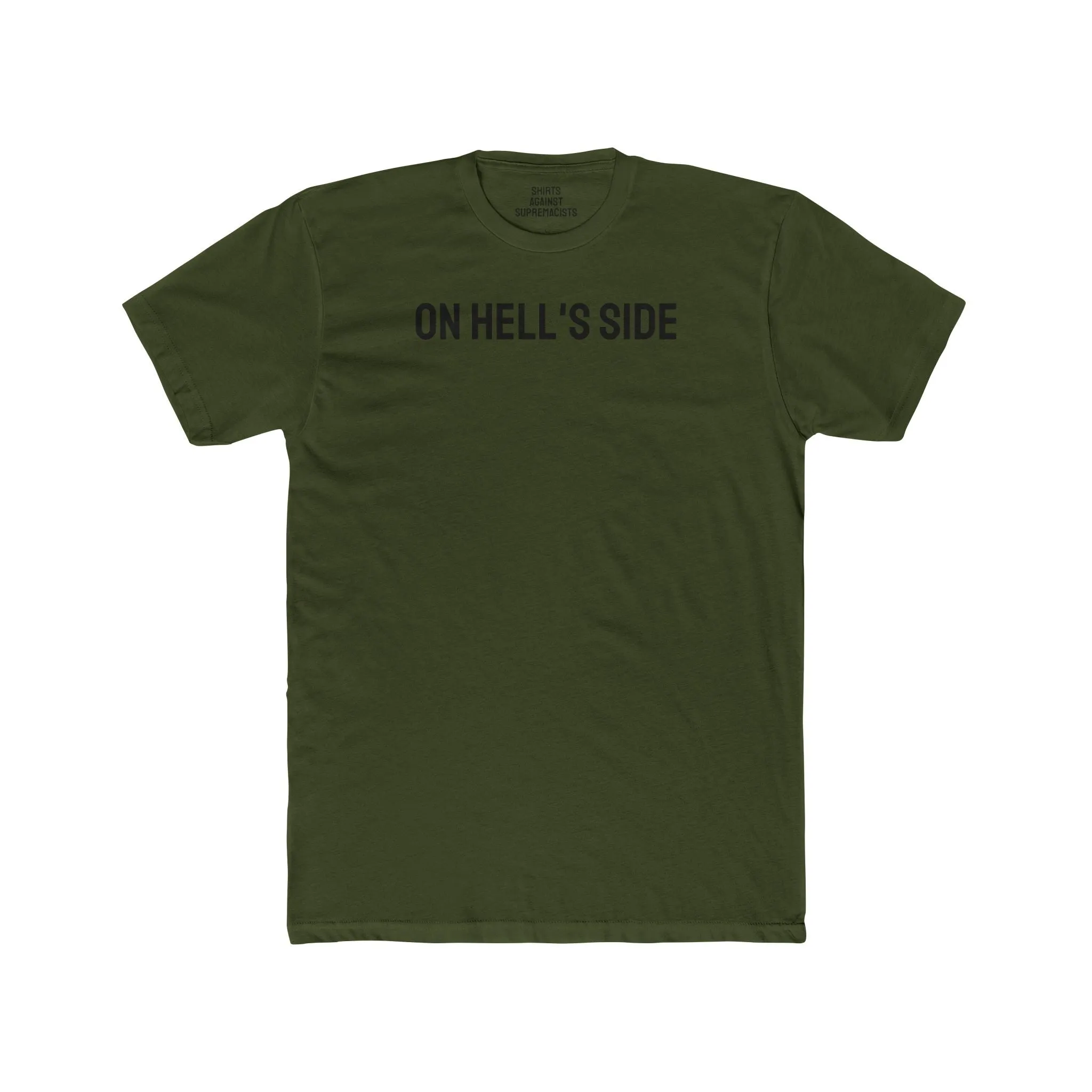 On Hell's Side - Unisex Cotton Crew Tee