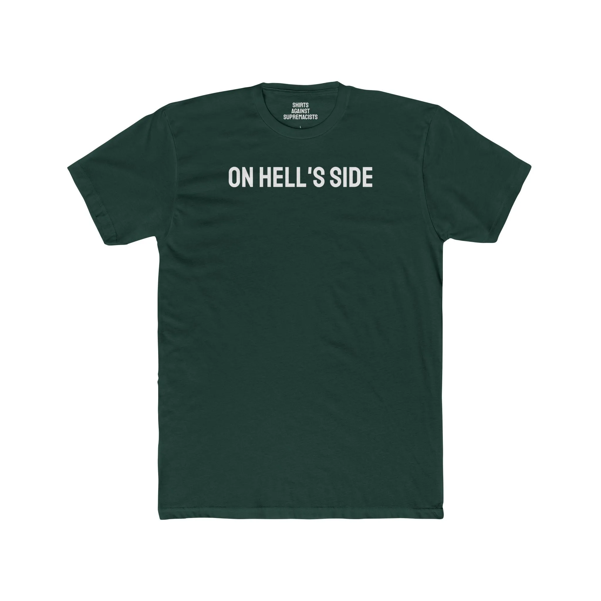 On Hell's Side - Unisex Cotton Crew Tee