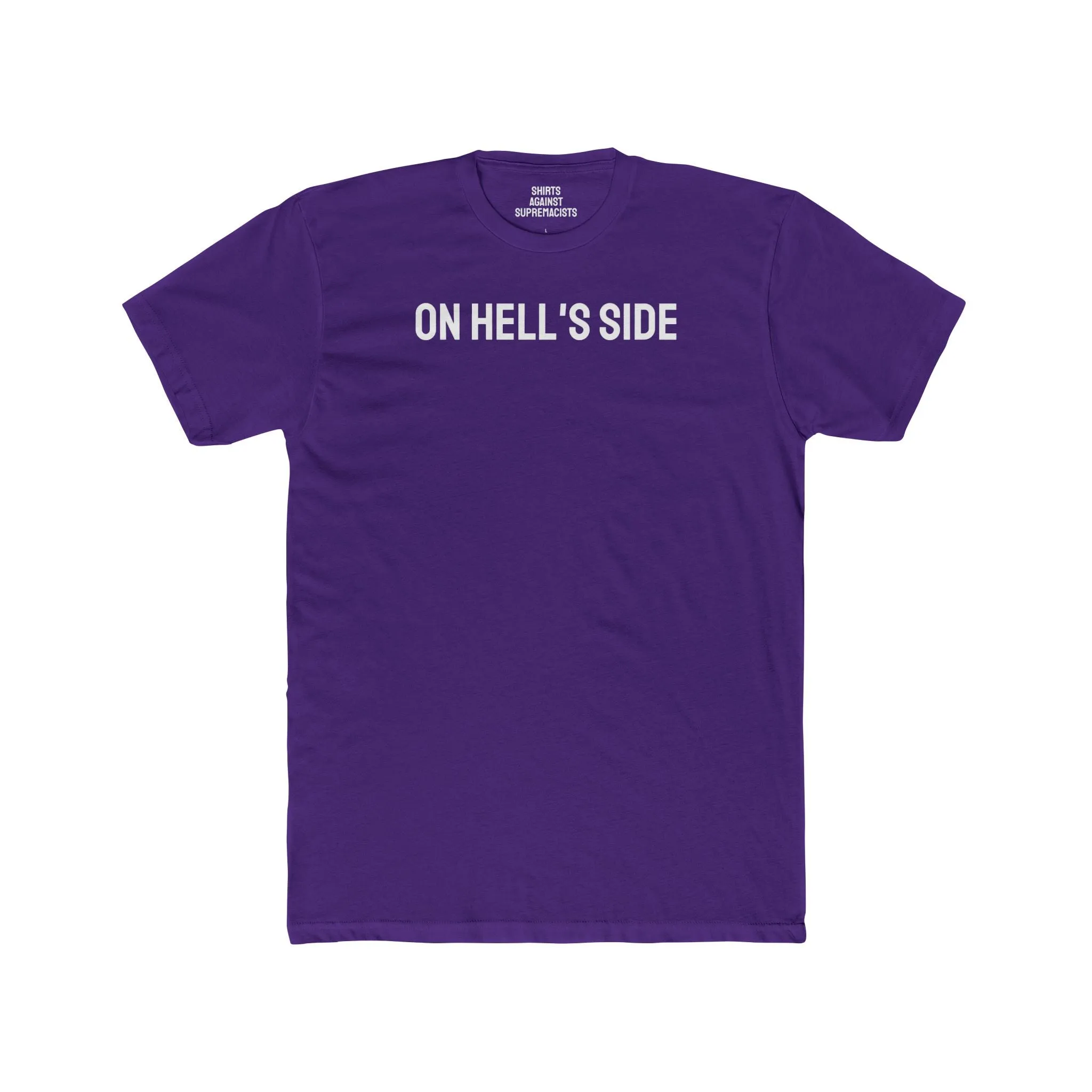 On Hell's Side - Unisex Cotton Crew Tee