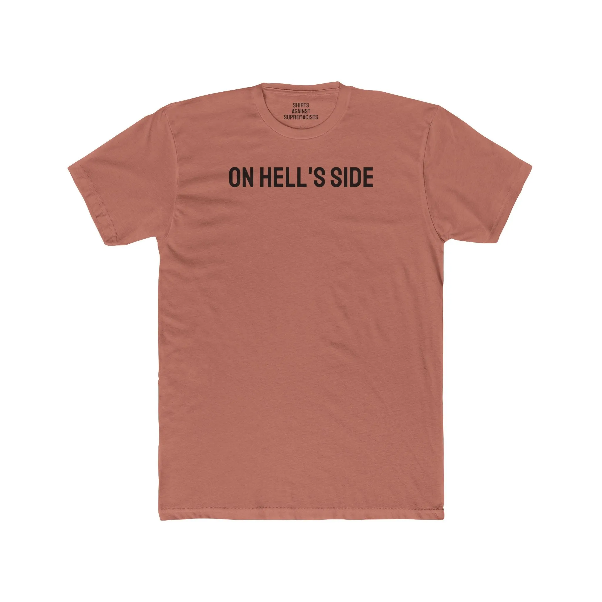 On Hell's Side - Unisex Cotton Crew Tee
