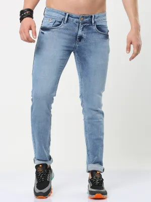 Onfire Ink Blue Skinny Fit Jeans - A/647/1