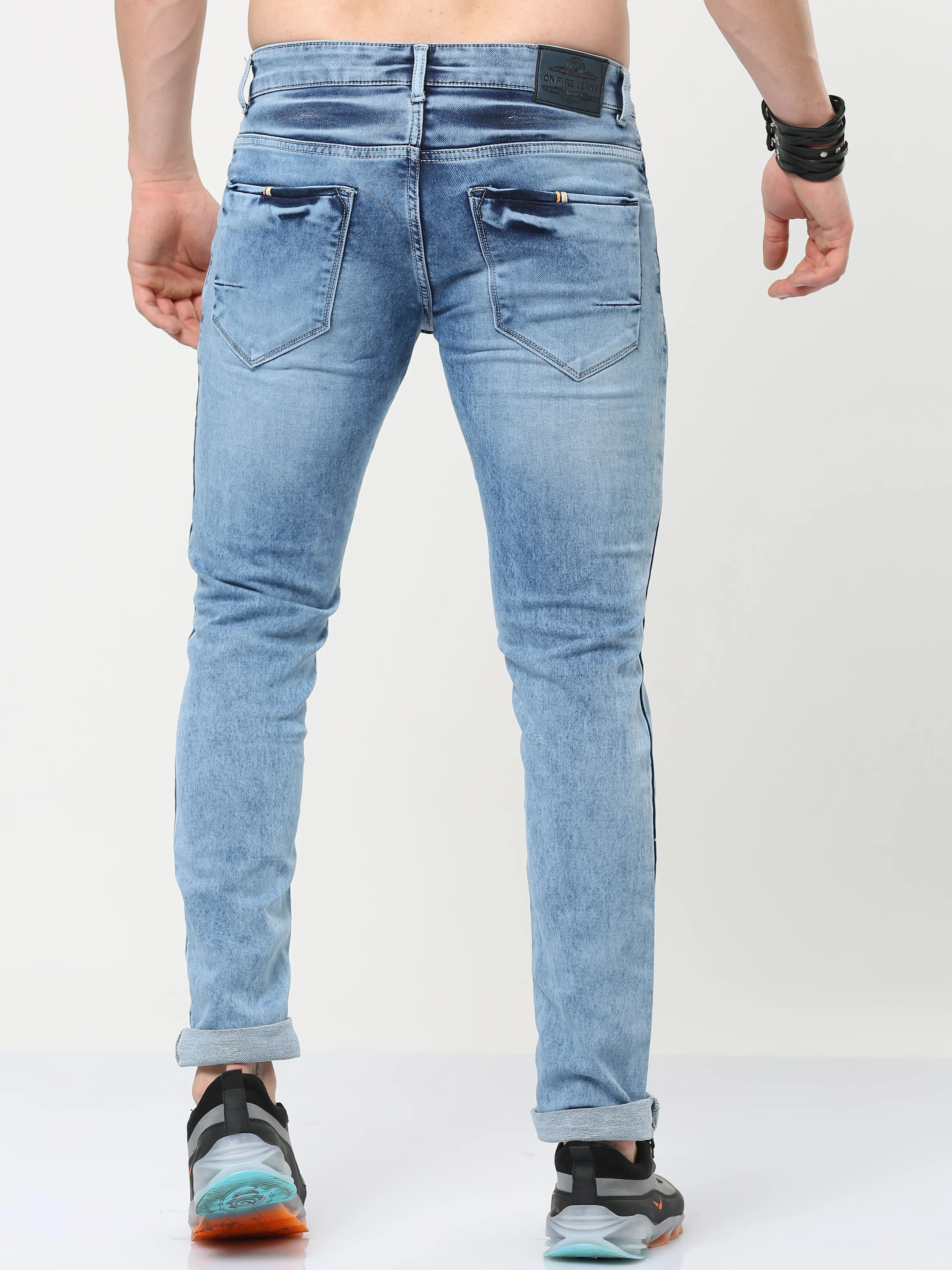 Onfire Ink Blue Skinny Fit Jeans - A/647/1