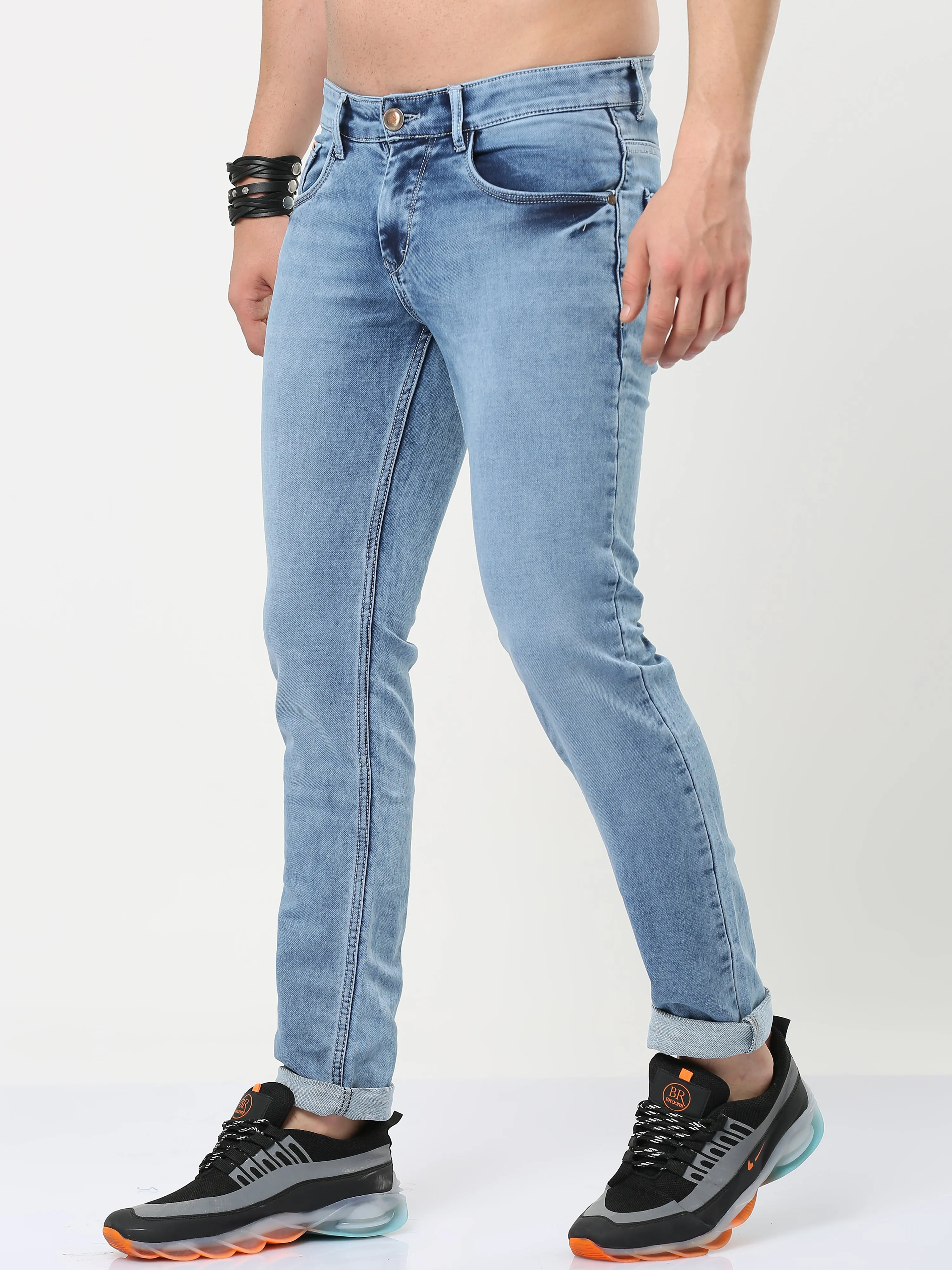 Onfire Ink Blue Skinny Fit Jeans - A/647/1
