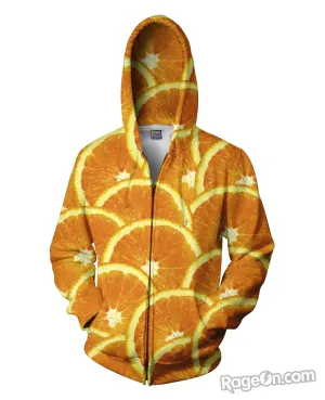 Oranges Zip-Up Hoodie