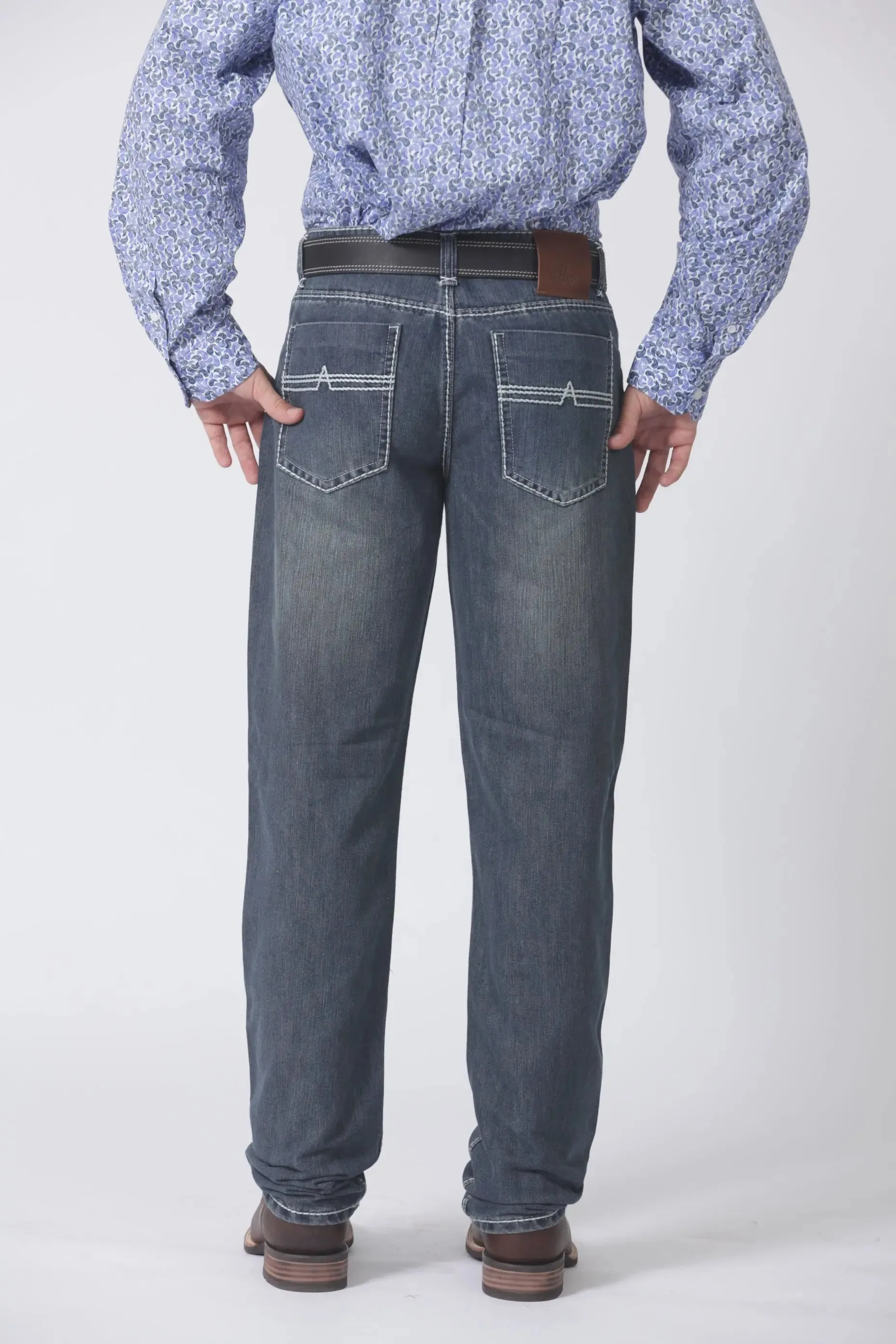 Outback Mens Riding Jeans - Straight Leg