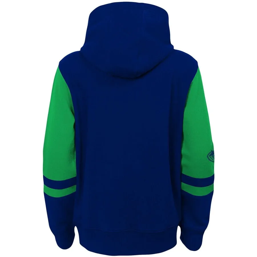 Outer Stuff Faceoff Full Zip Kids Hoody - Vancouver Canucks