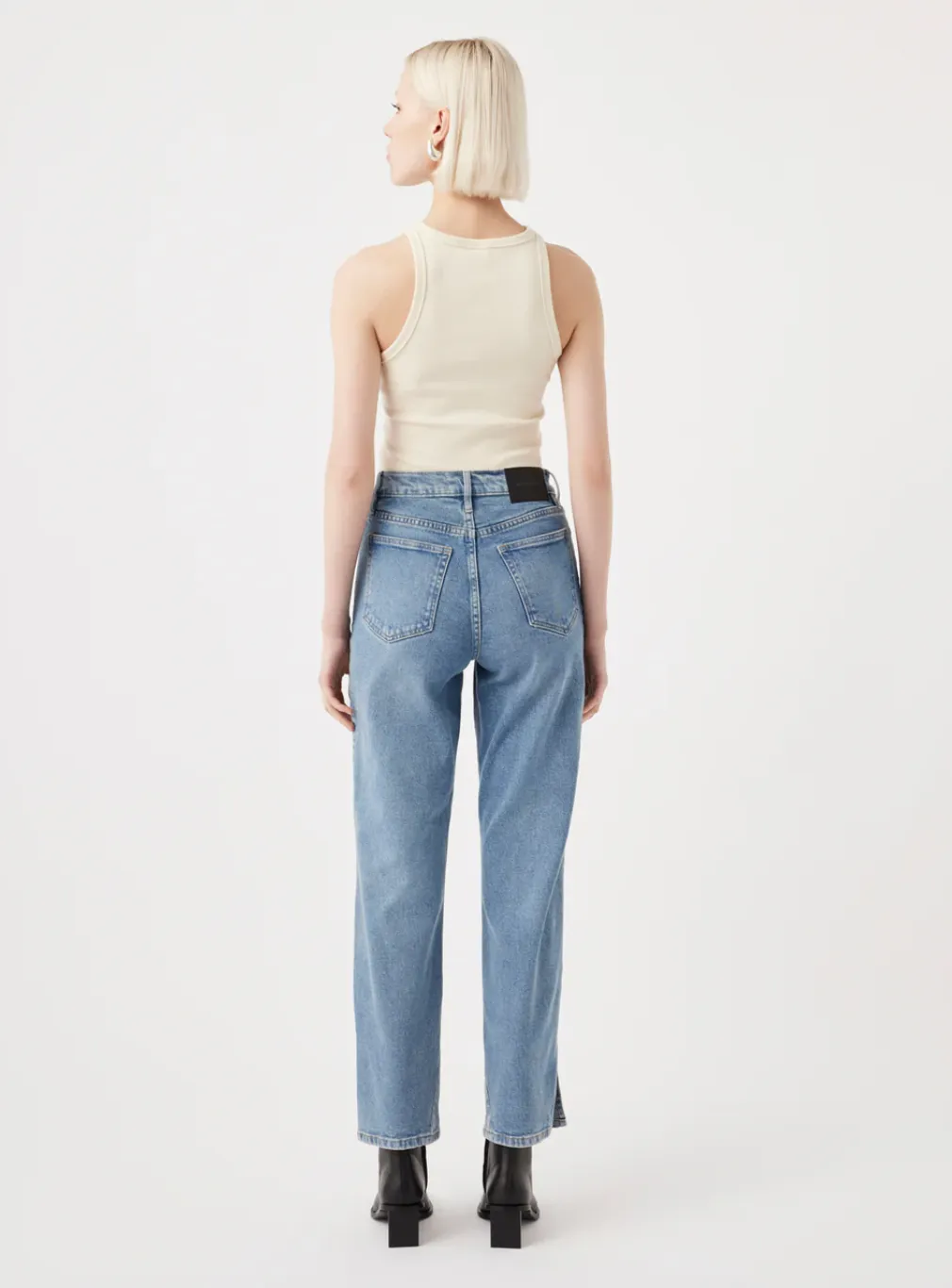 OUTLAND DENIM Zoe High Splits Jean - Unity