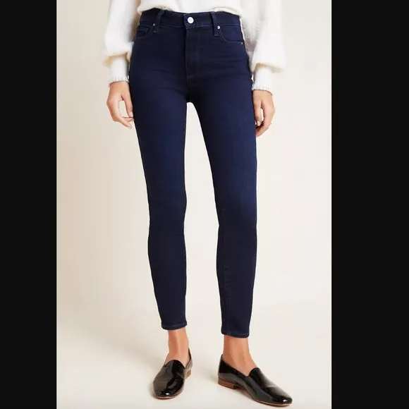 Paige Hoxton High-Rise Skinny Ankle Jeans