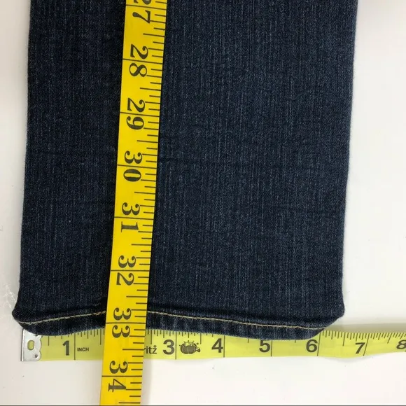 Paige Skyline Straight Medium Wash Jeans 26