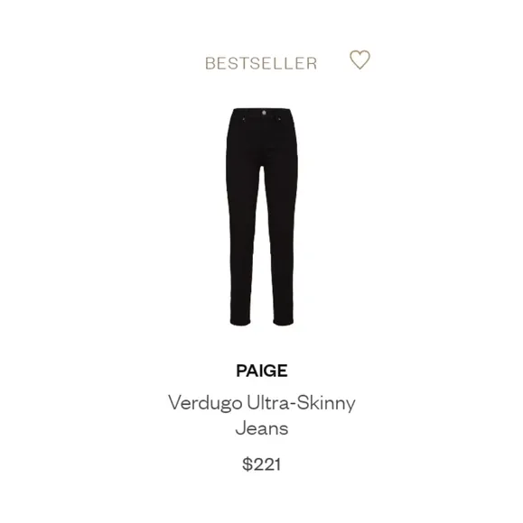 PAIGE Verdugo Ultra Skinny Jeans