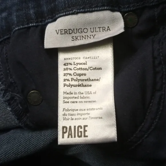 PAIGE Verdugo Ultra Skinny Jeans