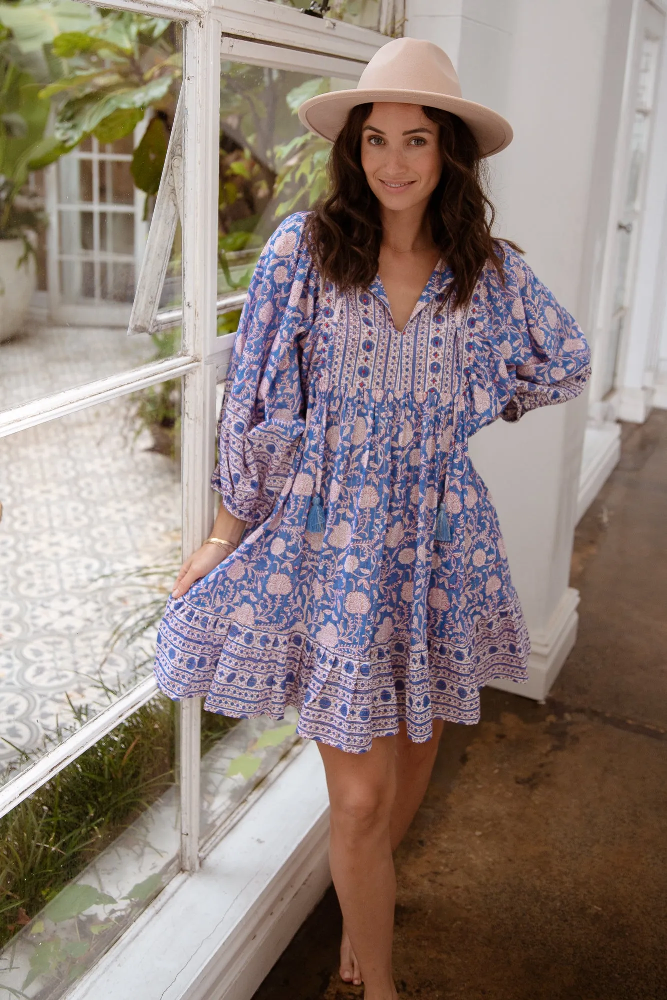 Paisley Milan Shift - Blue