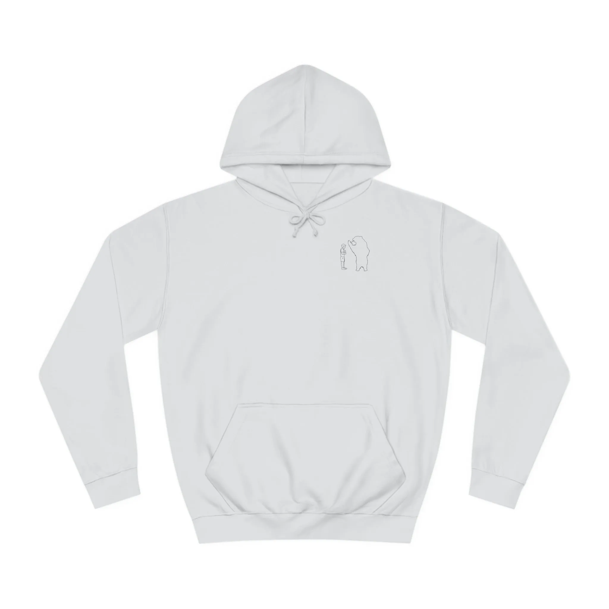 Papa Bear Design Model hoodie (Grizzly Bear Lake Wyoming) - Medium Weight Hoodie