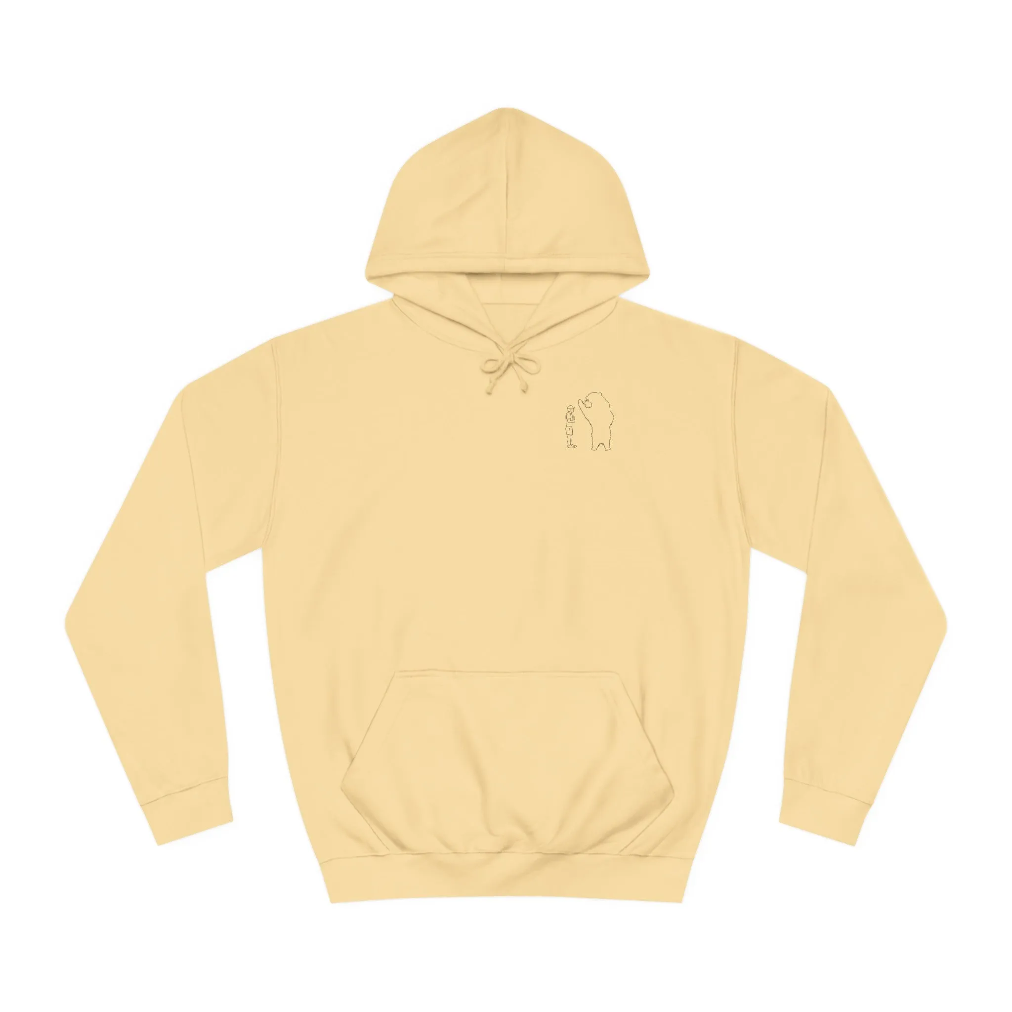 Papa Bear Design Model hoodie (Grizzly Bear Lake Wyoming) - Medium Weight Hoodie