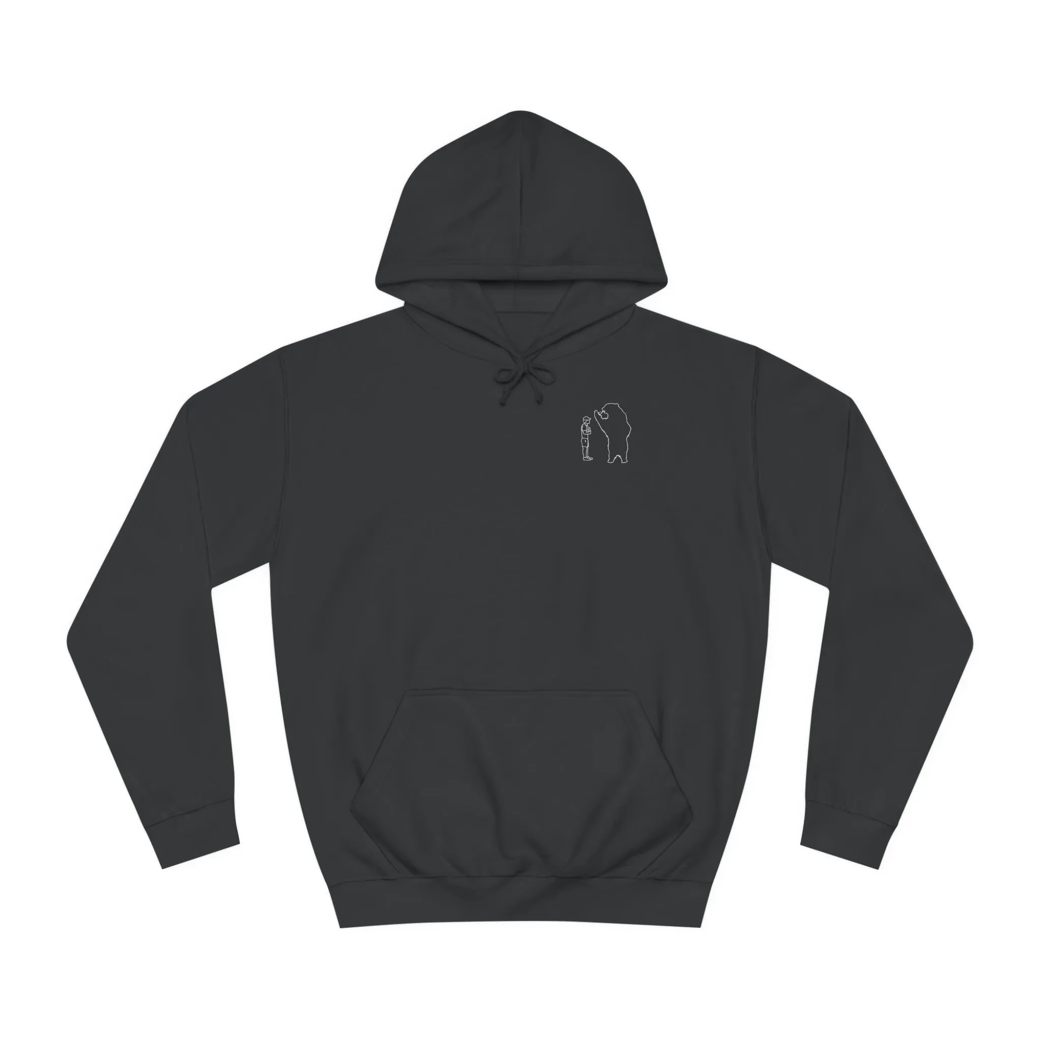 Papa Bear Design Model hoodie (Grizzly Bear Lake Wyoming) - Medium Weight Hoodie