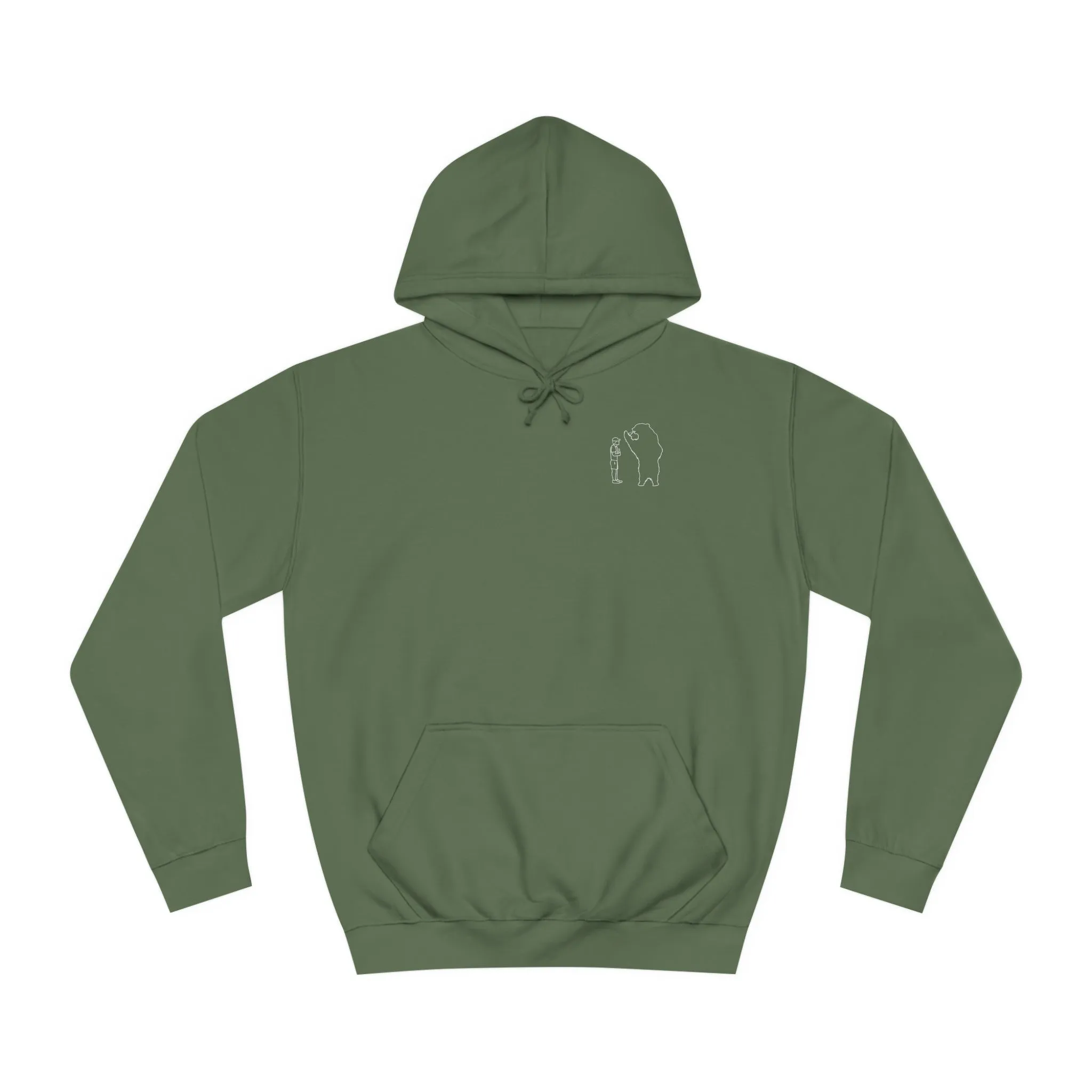 Papa Bear Design Model hoodie (Grizzly Bear Lake Wyoming) - Medium Weight Hoodie