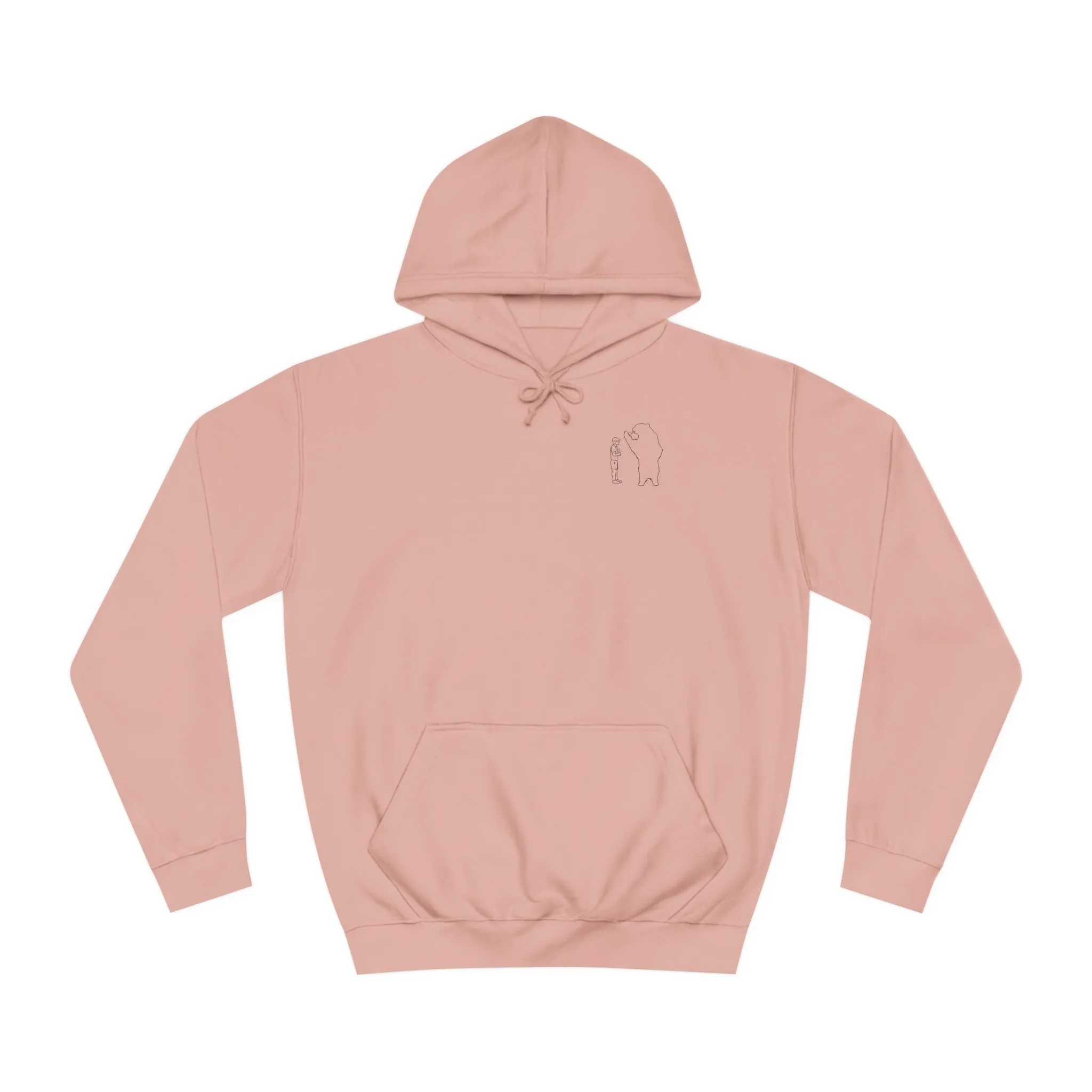 Papa Bear Design Model hoodie (Grizzly Bear Lake Wyoming) - Medium Weight Hoodie
