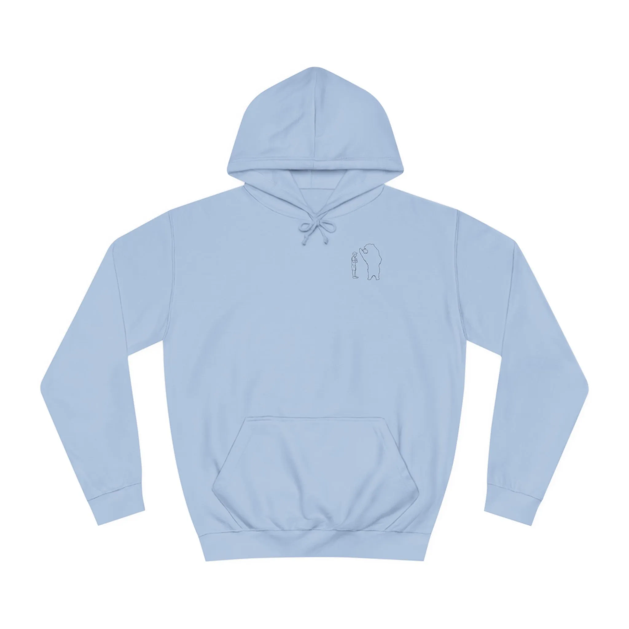 Papa Bear Design Model hoodie (Grizzly Bear Lake Wyoming) - Medium Weight Hoodie