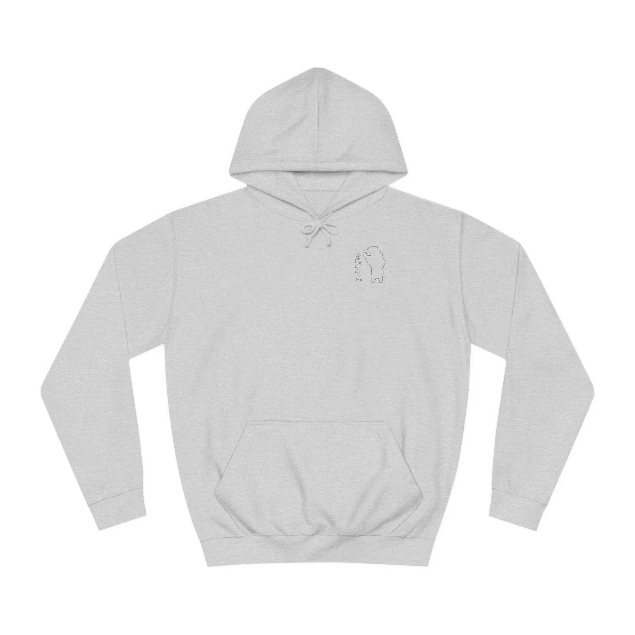Papa Bear Design Model hoodie (Grizzly Bear Lake Wyoming) - Medium Weight Hoodie