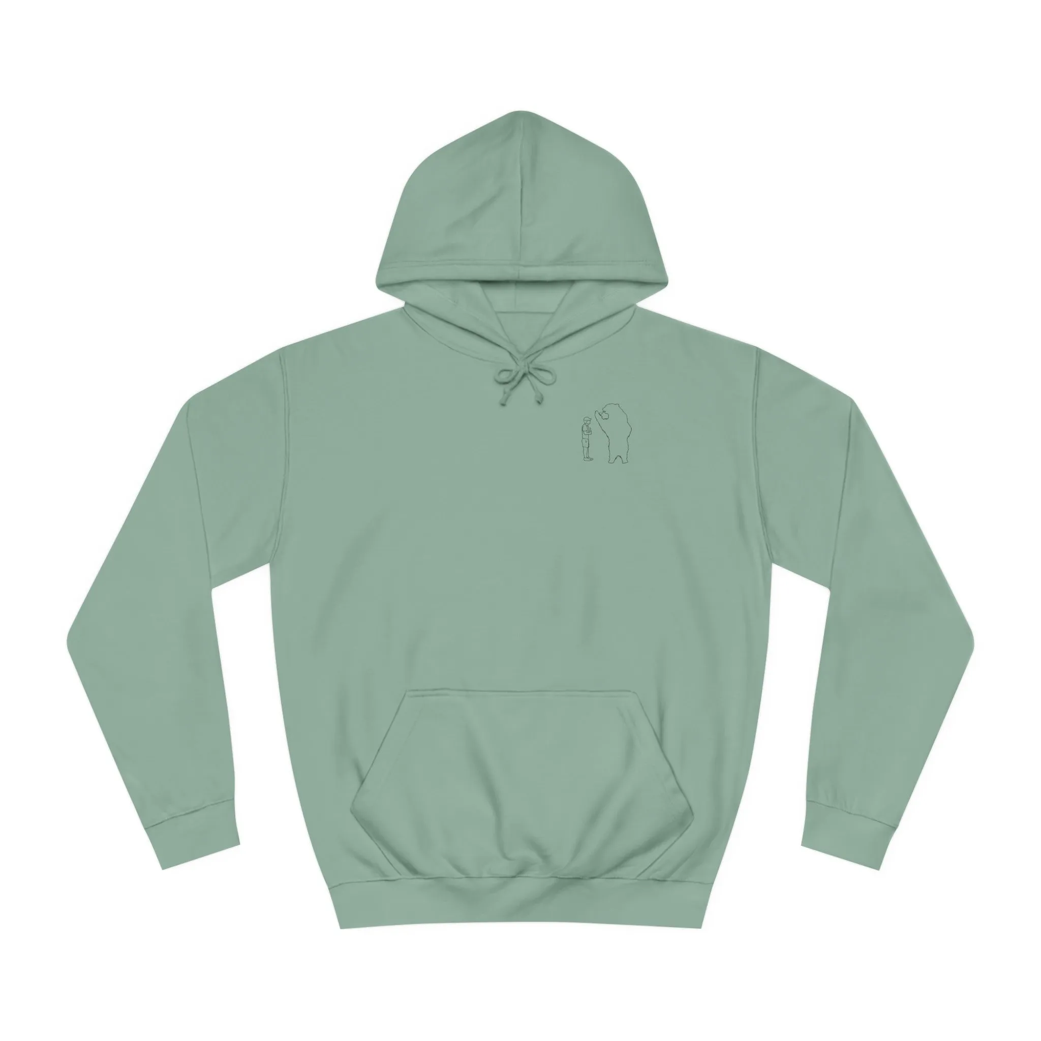 Papa Bear Design Model hoodie (Grizzly Bear Lake Wyoming) - Medium Weight Hoodie